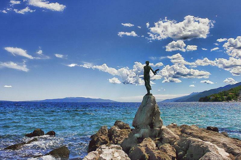 Villa Palma Opatija Bagian luar foto